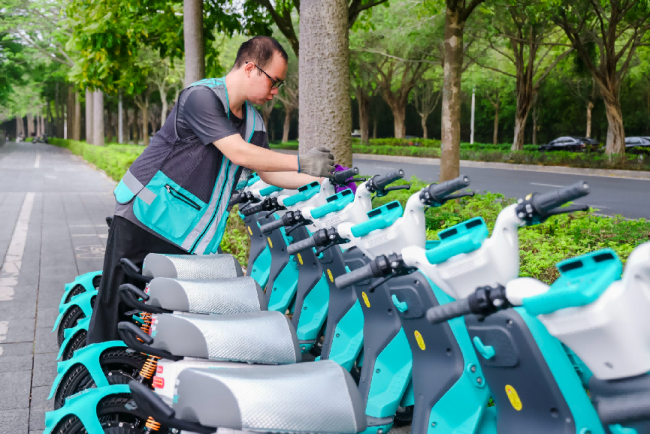 全国近200城：滴滴青桔电单车启动今年清凉坐垫铺设工作