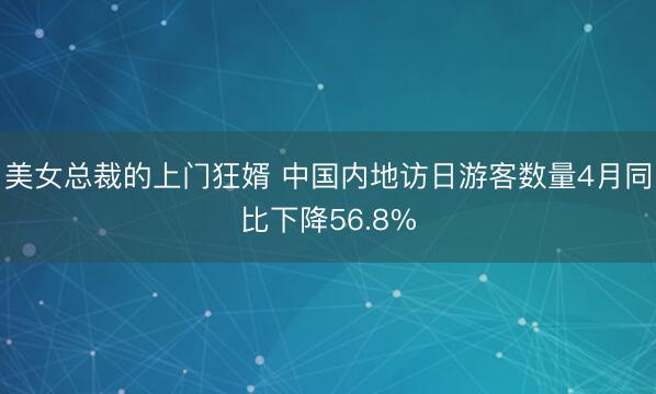 美女总裁的上门狂婿 中国内地访日游客数量4月同比下降56.8%
